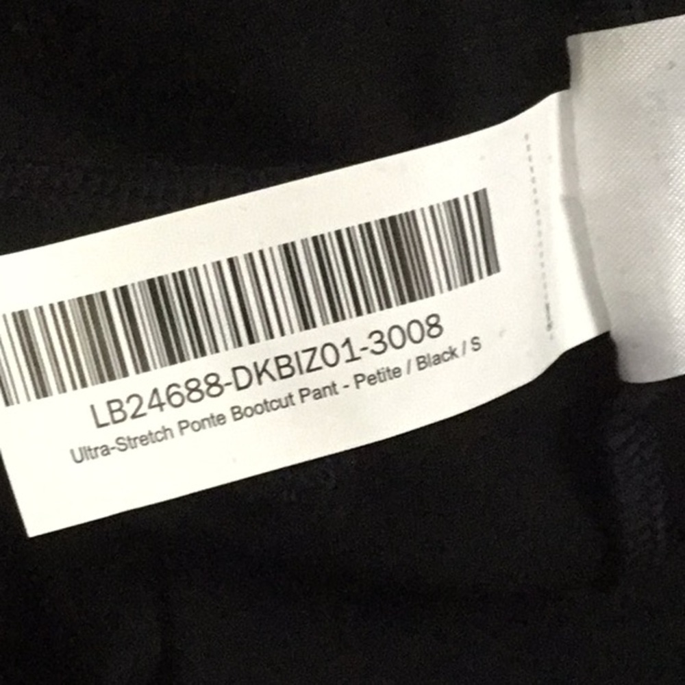 Quince, Pull on Ultra Stretch Ponte Bootcut Black Pant.Casual Career All Seasons - Picture 9 of 9